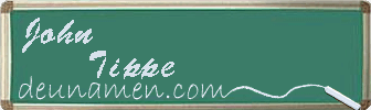 John Tippe Visitenkarte